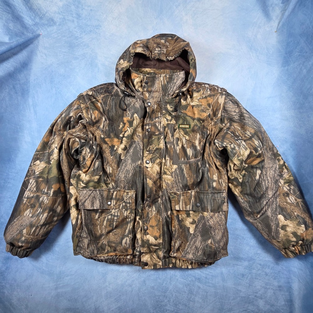 Remington Mens 3 in 1 Camo Hunting Jacket Large Break Up Camouflage DI1571DBU